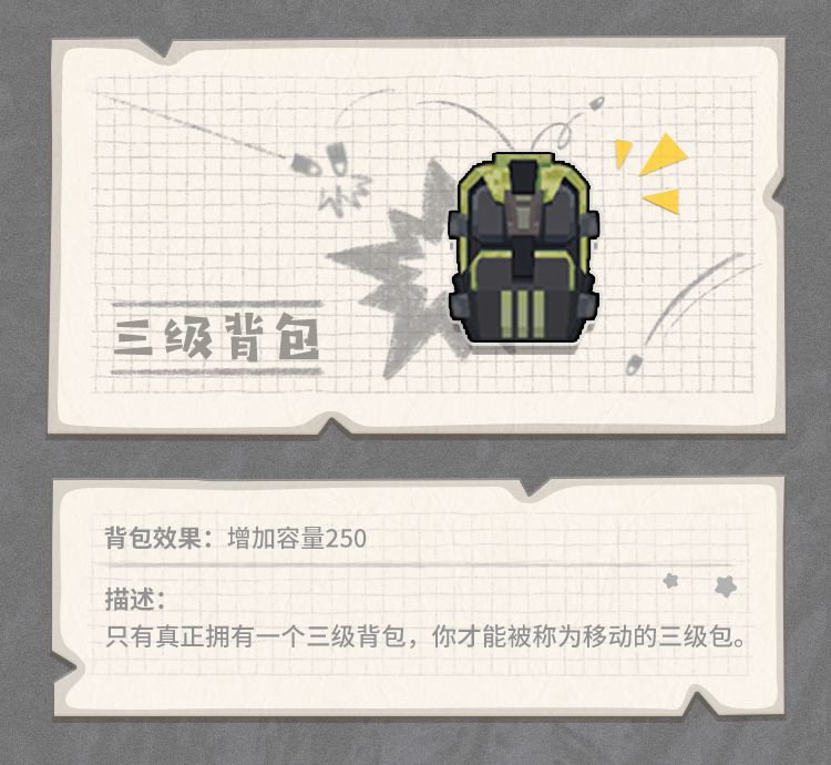 香肠派对三级背包怎么样 香肠派对三级背包护甲装备图鉴